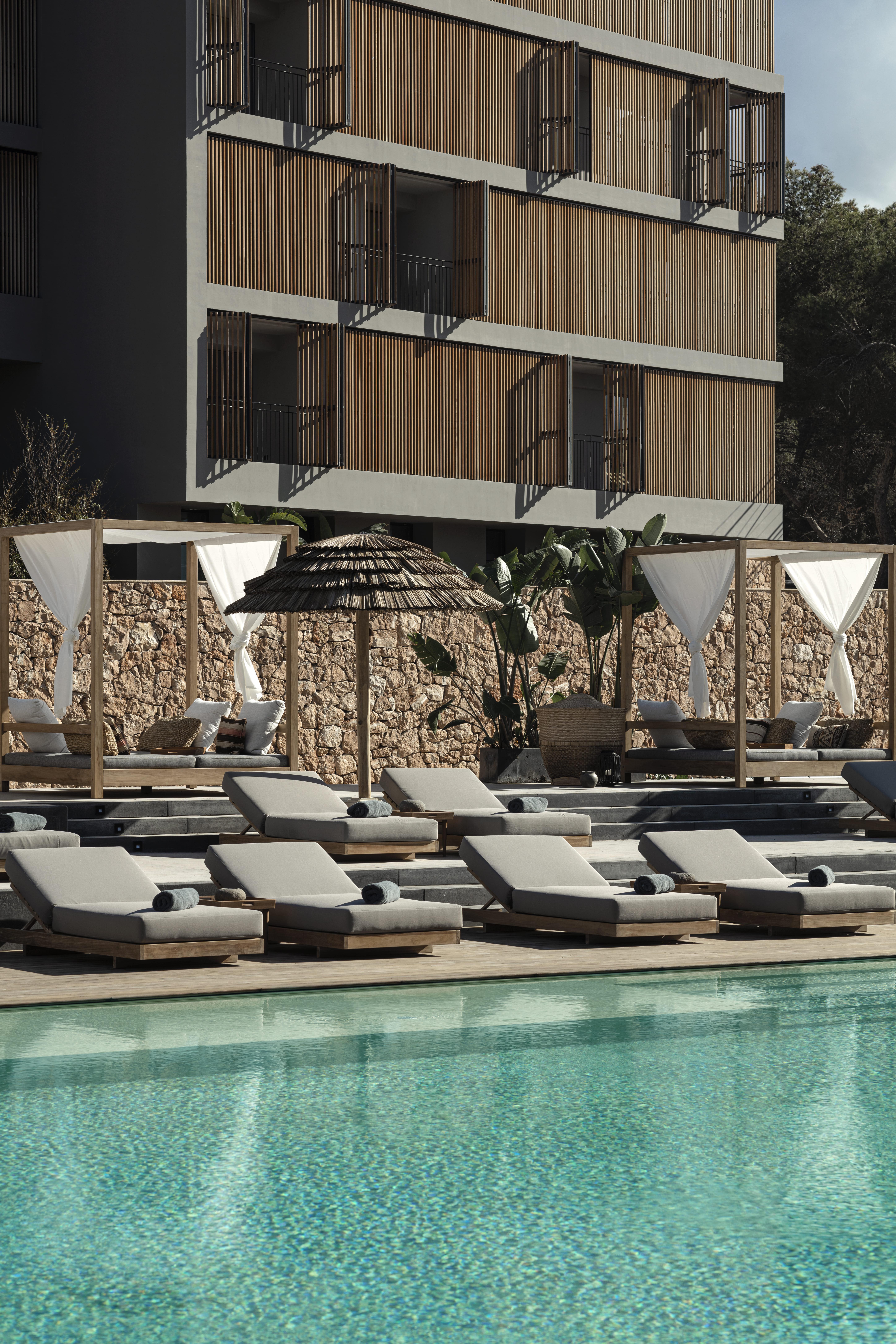ホテル Oku Ibiza (Adults Only) サンアントニオアバド エクステリア 写真 The pool at the Mykonos Villa