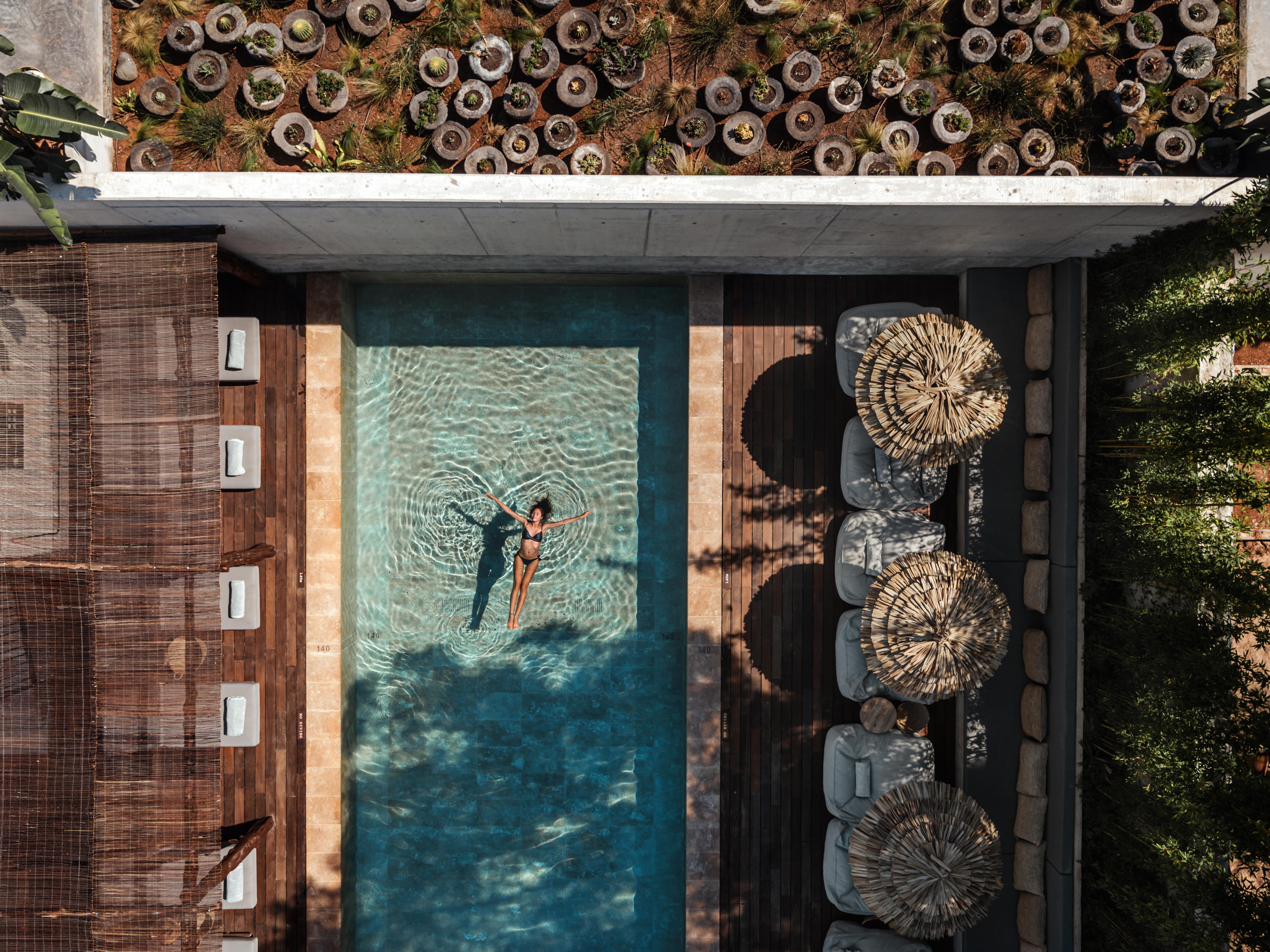 ホテル Oku Ibiza (Adults Only) サンアントニオアバド エクステリア 写真 The pool at the hotel