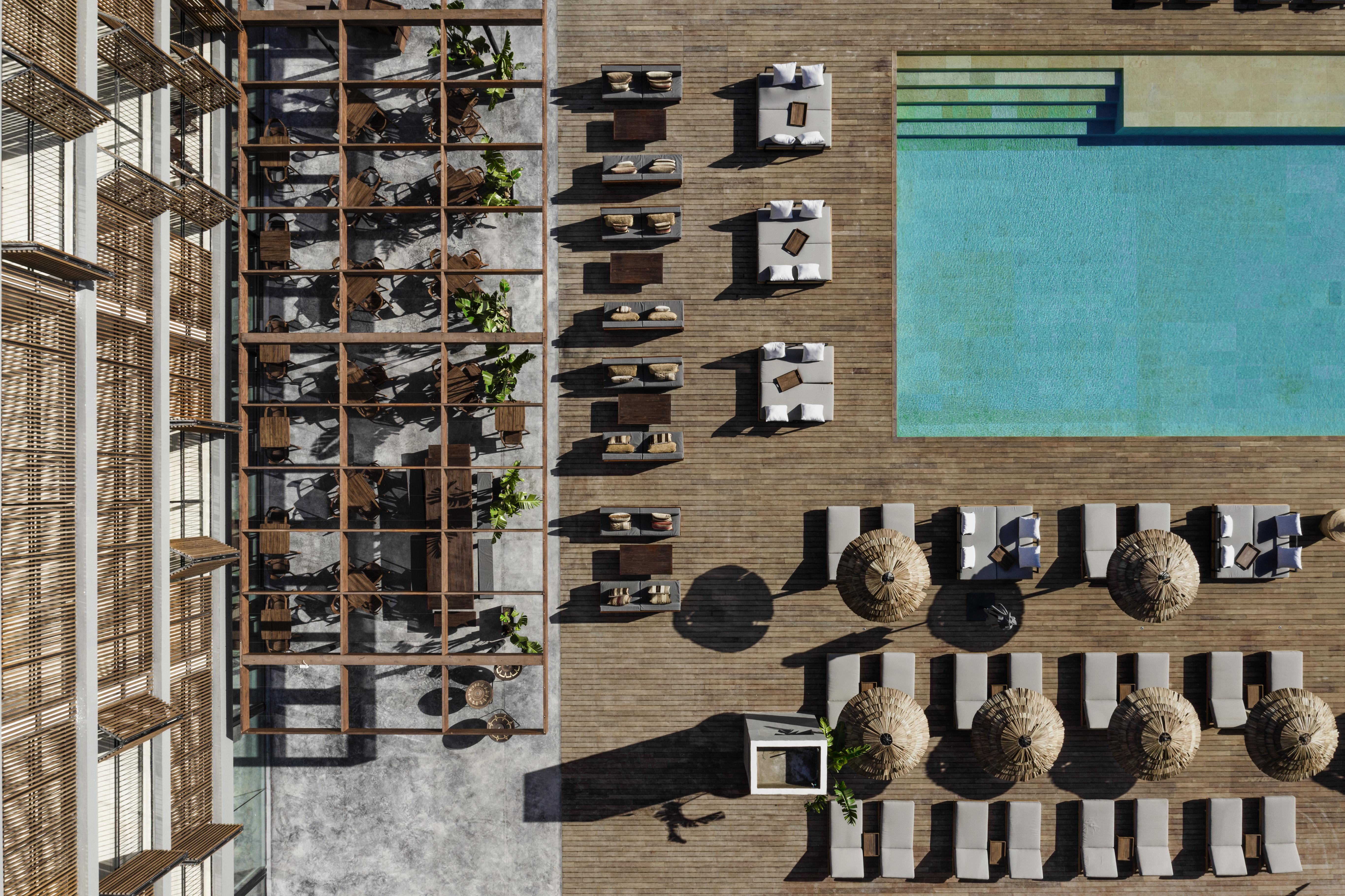 ホテル Oku Ibiza (Adults Only) サンアントニオアバド エクステリア 写真 The pool at the hotel