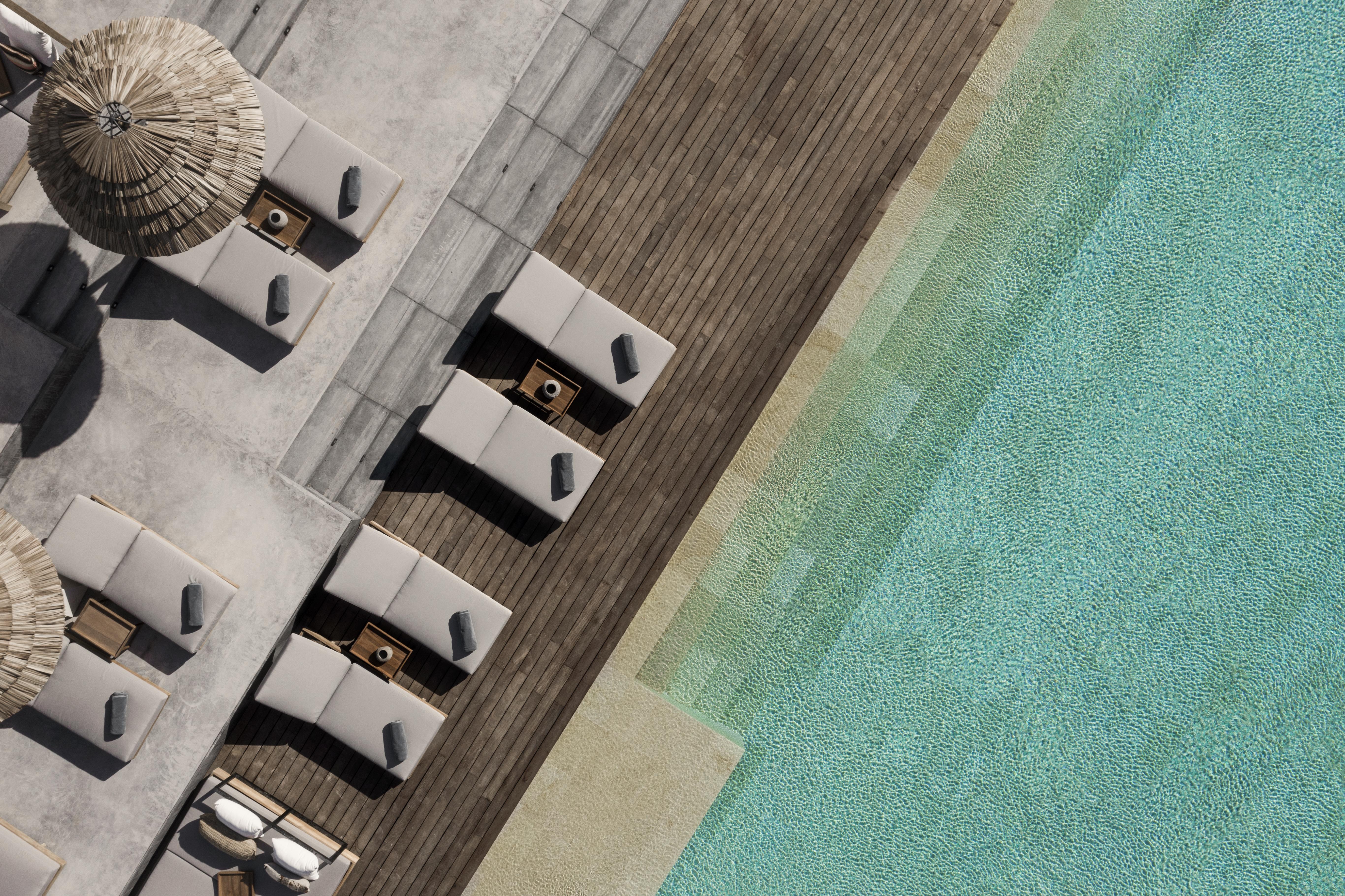 ホテル Oku Ibiza (Adults Only) サンアントニオアバド エクステリア 写真 The pool at the hotel