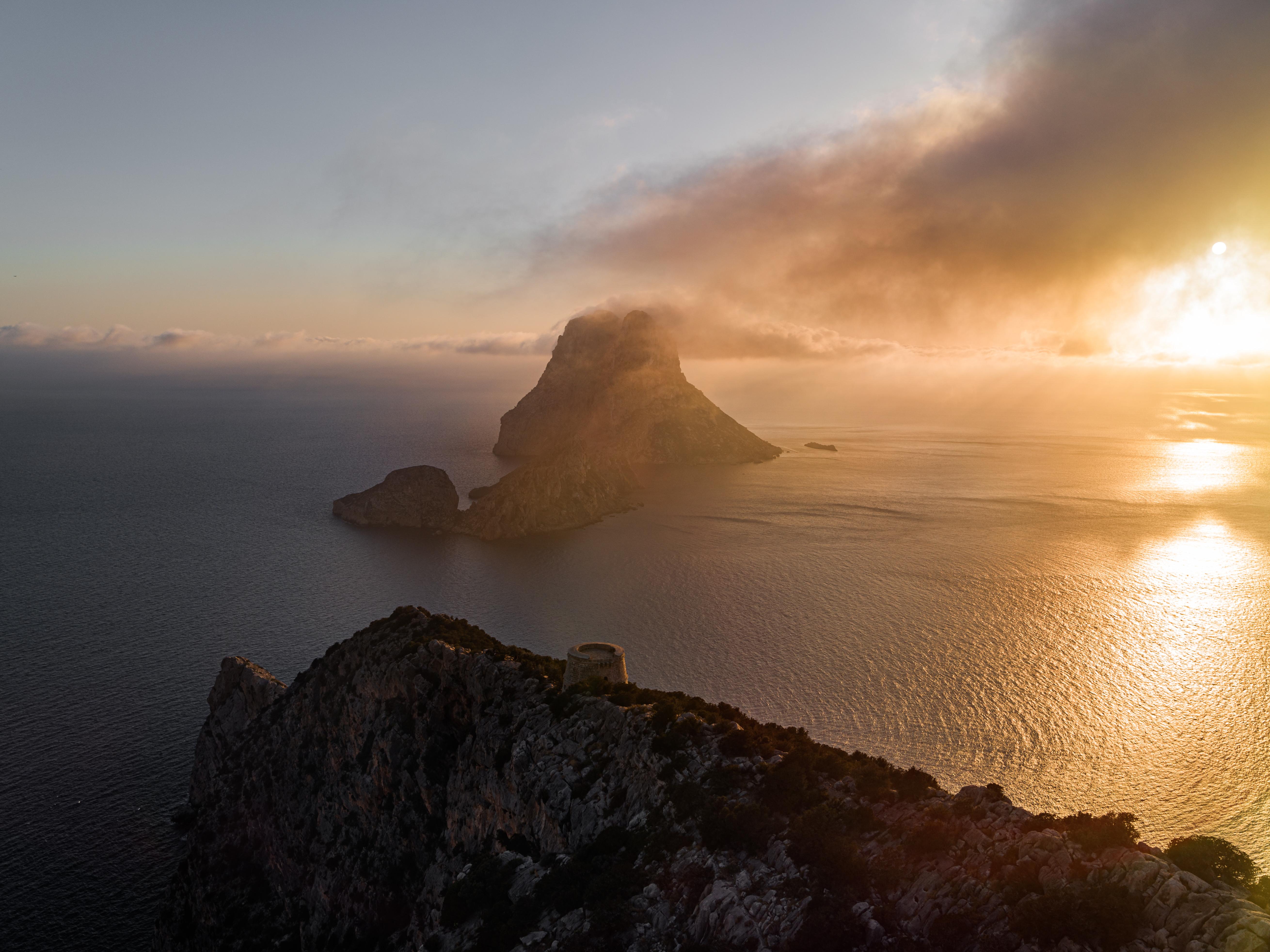 ホテル Oku Ibiza (Adults Only) サンアントニオアバド エクステリア 写真 Sunset over Es Vedrá